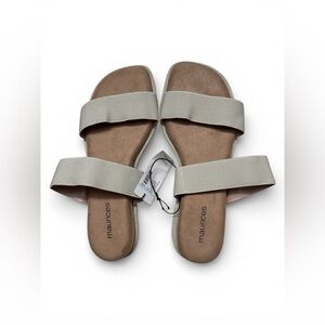 Maurices Women's SuperCush Adaline Twin Strap Flat Size 8